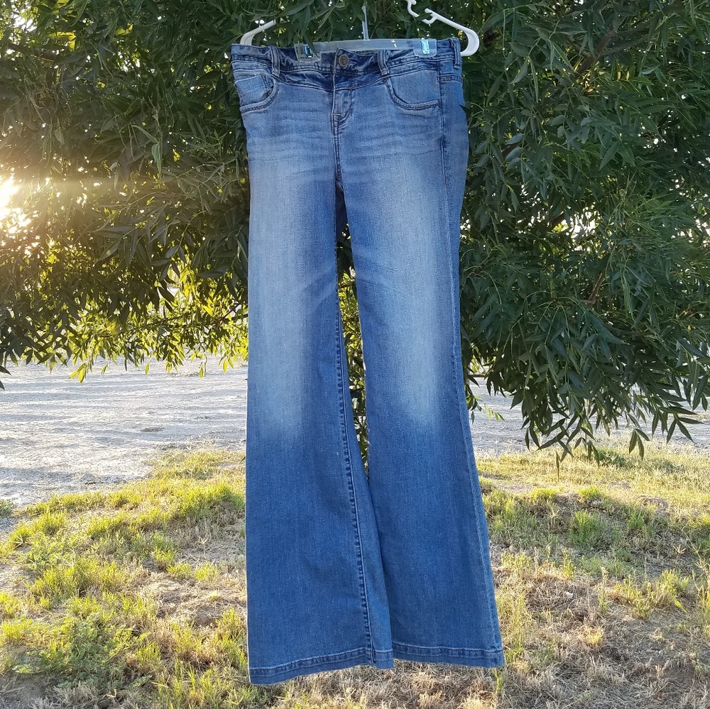 Boot Cut Blue Jeans